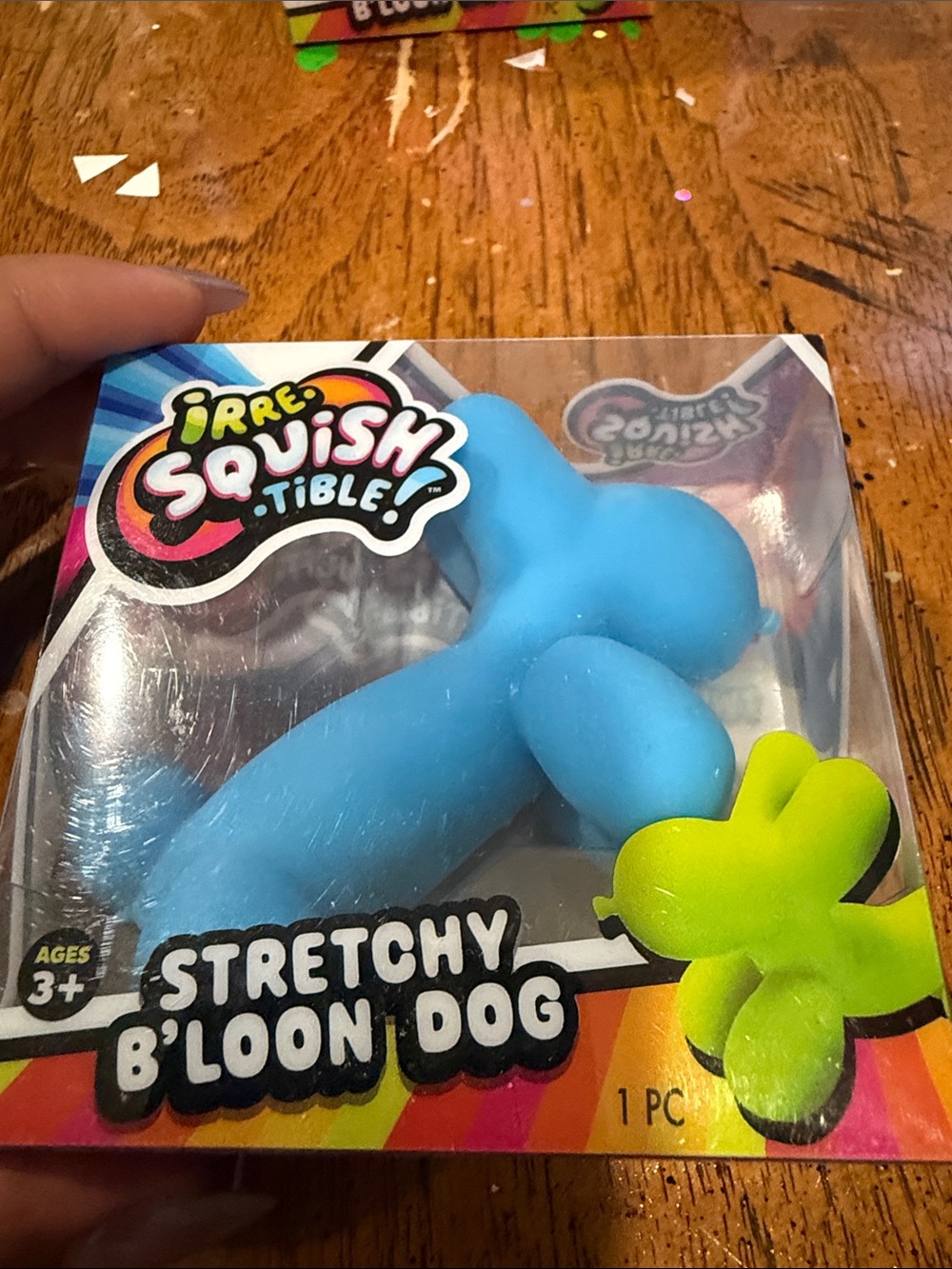 Stretchy B'loon Dog Toy - Blue